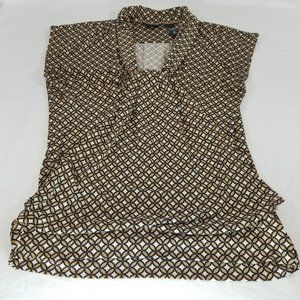 NEW YORK COMPANY Women's M Brown and White.